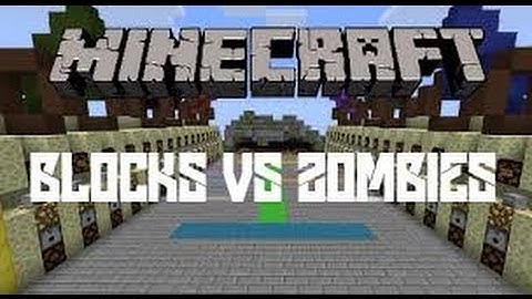Minecraft Mini Game: Blocks vs Zombies (short mini game video)