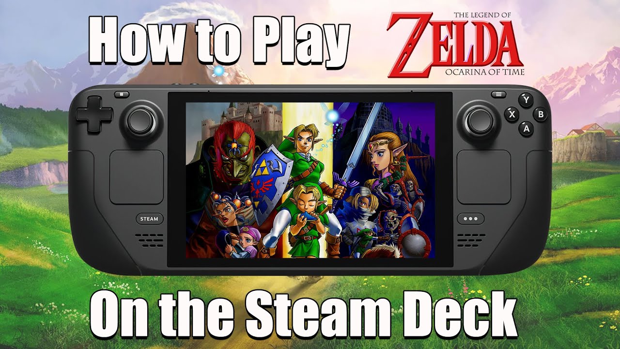 How to play Ocarina of Time and Majora's Mask in 4K on Steam Deck