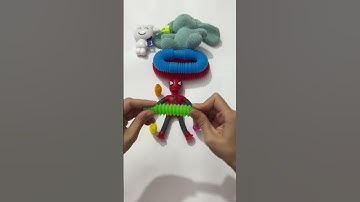 Red Spiderman Pop Sound ASMR Creating satisfying POP #asmrsounds #satisfying #relaxing #creative