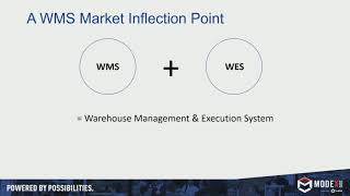 MODEX 2020 Seminar: Warehouse Execution Systems and the "Smart" Distribution Center screenshot 1