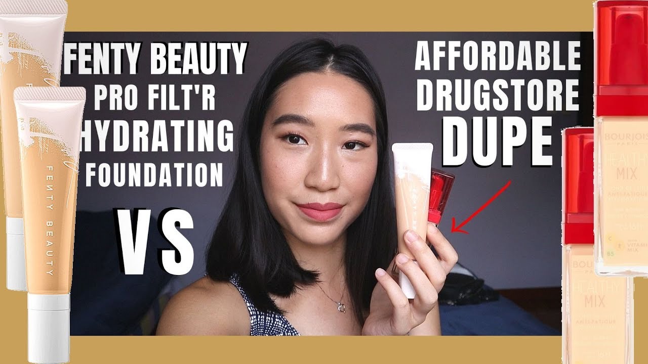 New Fenty Beauty Hydrating Pro Filt R Foundation Drugstore Dupes Non Sponsored Thoughts Youtube