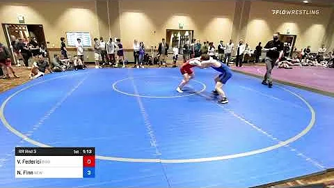 126 Lbs Rr Rnd 3 - Vincenzo Federici, Bison Traini...