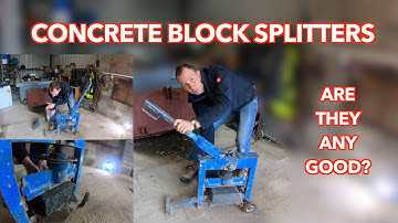 Concrete block splitters - are they any good?