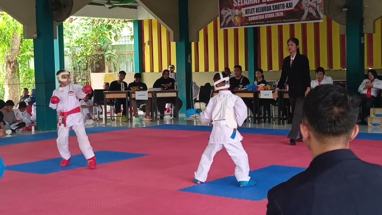 Karate Kumite Usia Dini -30 kg Kejurda Shotokai Sumatera Utara 2026