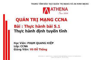 Bài thực hành 5 : Định tuyến tĩnh
