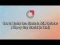 How to Update Item Stocks in OSM Software | Step by Step Tutorial (in Hindi)
