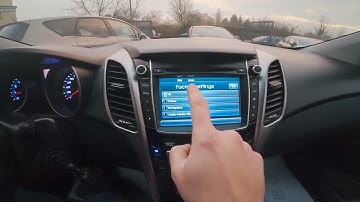 How to Perform System Factory Reset in HYUNDAI i30 II ( 2012 - 2017 )