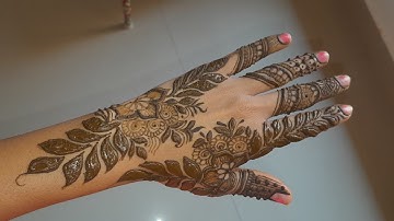 • “Full Hand Bridal Mehndi Design 2025 | Step by Step Long Tutorial for Beginners 💕”