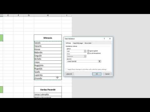 Video: Kaip Sudaryti Sąrašą „Excel“