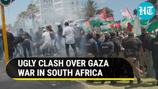 Pro-Palestine Protesters Fight Israel Supporters In S. Africa | Watch Police Contain Violent Stir