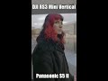 DJI RS3 Mini: Vertical Clip with Panasonic S5 II + 18mm @ f1.8