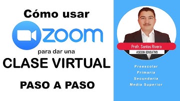 CÓMO USAR ZOOM para dar una CLASE VIRTUAL 👨‍🏫