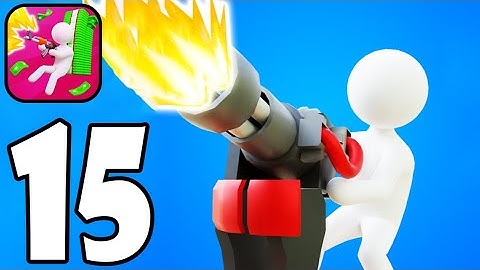 Base Defense! - Gameplay  Walkthrough Base Level 15 Defeat Zombie Bosses  (Android,iOS)
