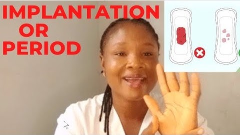 How to tell difference between period and implantation bleeding