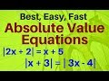 Solve Absolute Value Equations Easily