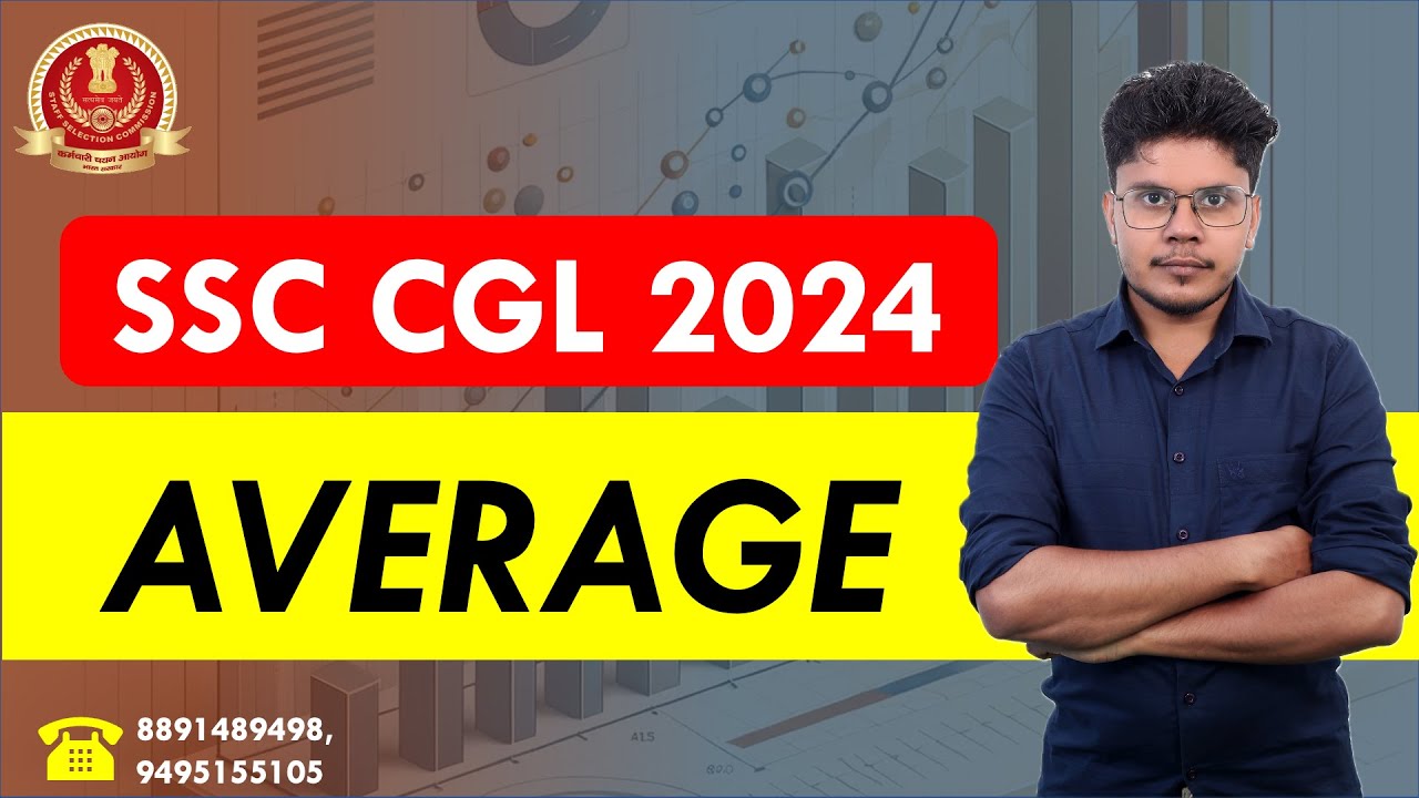 AVERAGE - SSC CGL 2024 - STUDY PLAN - Revision Class - YouTube