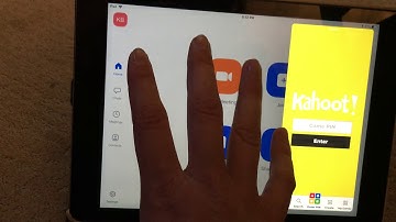 Zoom &  Kahoot on the iPad