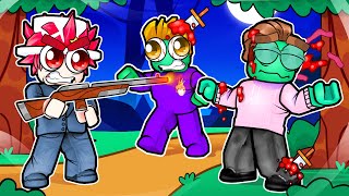 DEFEATING ZOMBIES in ROBLOX!