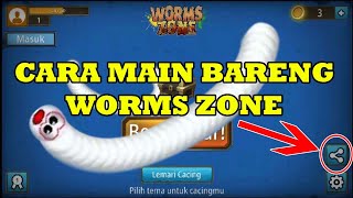 Cara Bermain game Worms Zone dengan mudah / (Mabar)