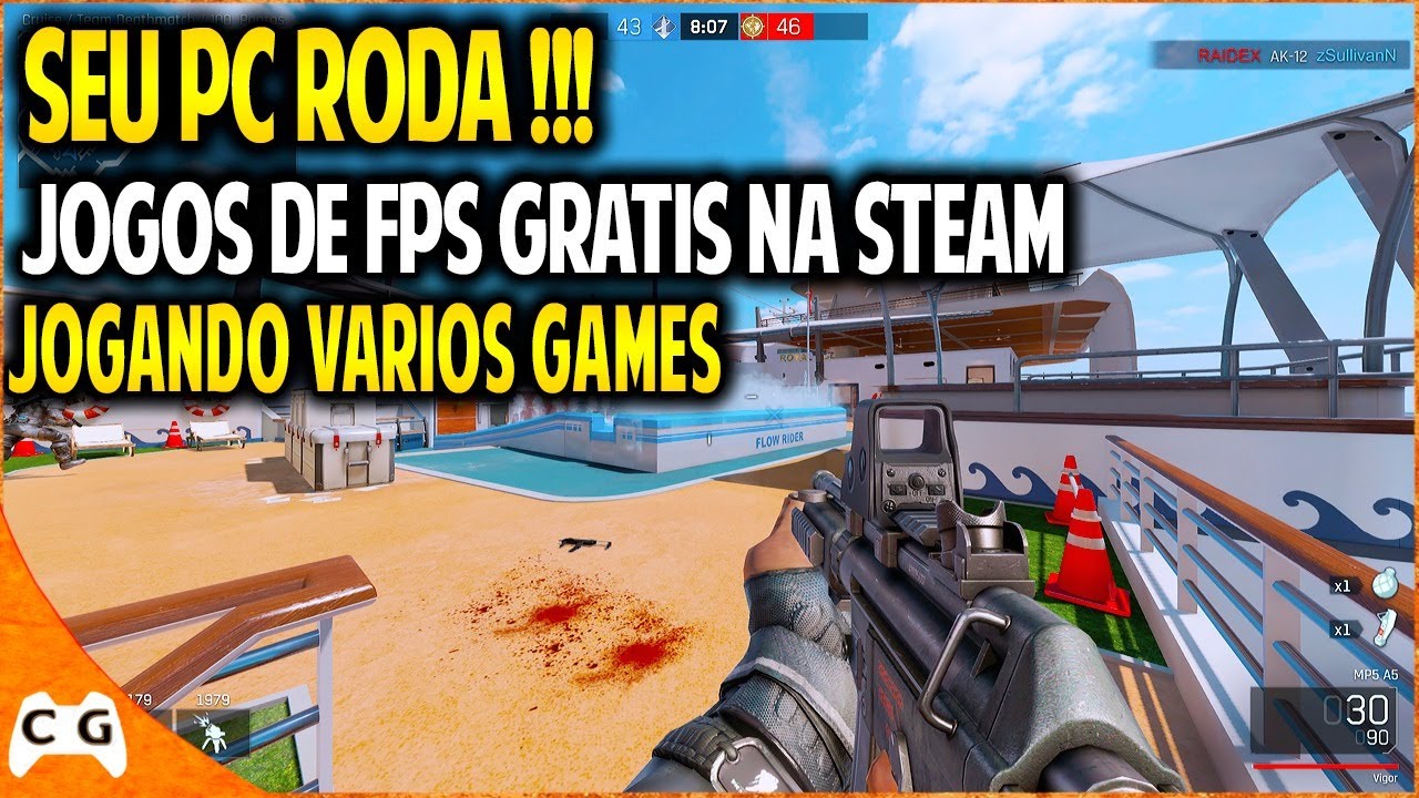 2 JOGOS DE FPS ONLINE DA STEAM QUE RODA EM PC FRACO COM INTEL HD - Gameplay  Dicas 