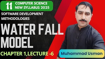 📘 Waterfall Model Simplified  1st Year Computer Science  SDLC Lecture