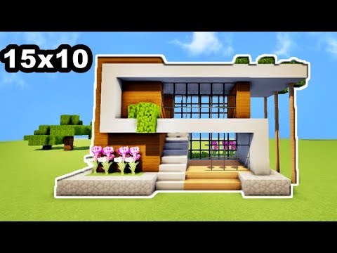 Comment faire une MINI MAISON de LUXE 15x10 sur MINECRAFT 