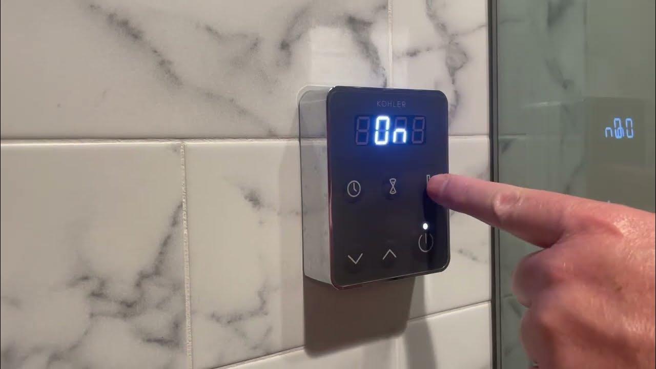 Using the Kohler Steam Showers at the Pebbles Beach House YouTube