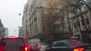 Первый снег в Москве. Дождь в ноябре.