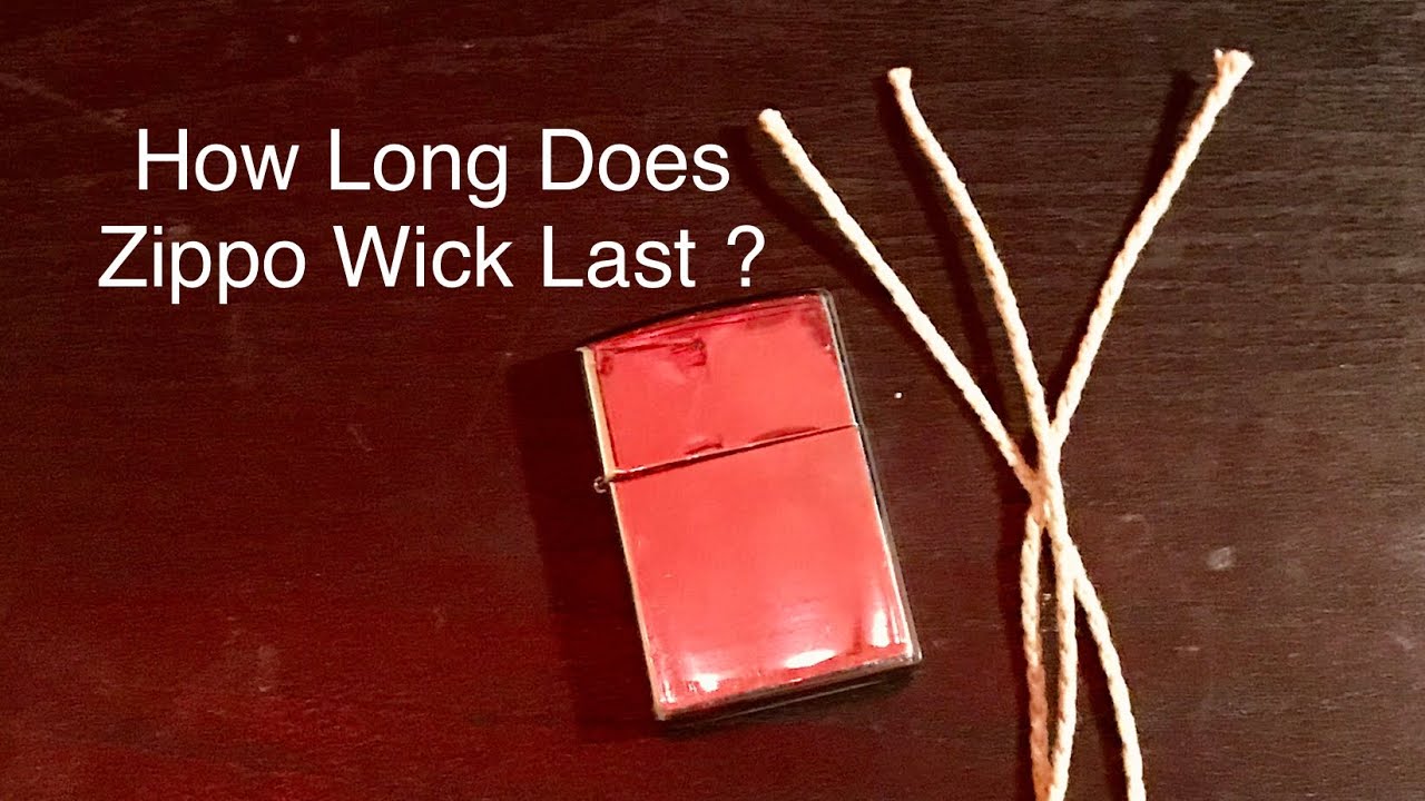 How Long Does Zippo Wick Last ? YouTube