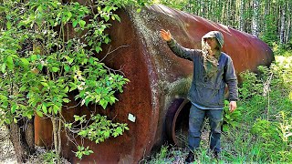 ТАЙГА! БРОШЕННЫЕ НАХОДКИ! 1964 год - СССР | РАЗБИЛ ЛАГЕРЬ, ПАЛАТКА!  ГАЗАРЕЗ В ДЕЛЕ,  БОЛЕЕ 700 КГ