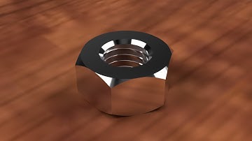 How to 3D Model a Hex Nut - Learn Autodesk Fusion 360