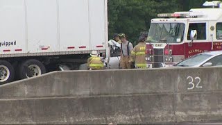 One killed in crash involving tractor-trailer on I-85 in Charlotte