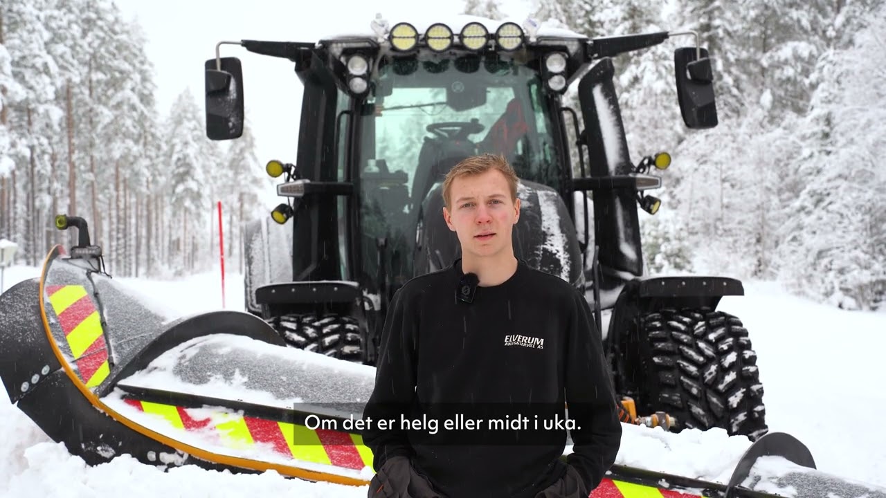 Snøen bestemmer arbeidstida