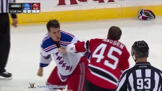 Brandon Mashinter vs Cam Janssen Sep 16, 2013
