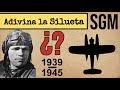 Desafío del PILOTO: Adivina que AVION es solo viendo su SILUETA (Segunda Guerra Mundial/WW2)