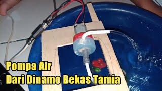 Building a Water Pump From a Used Tamiya Motor