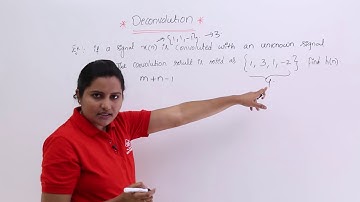 Signals and Systems - Deconvolution