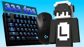 Hive Bedwars Keyboard &amp; Mouse ASMR [4K 333FPS] [Creamy Modded Keyboard]