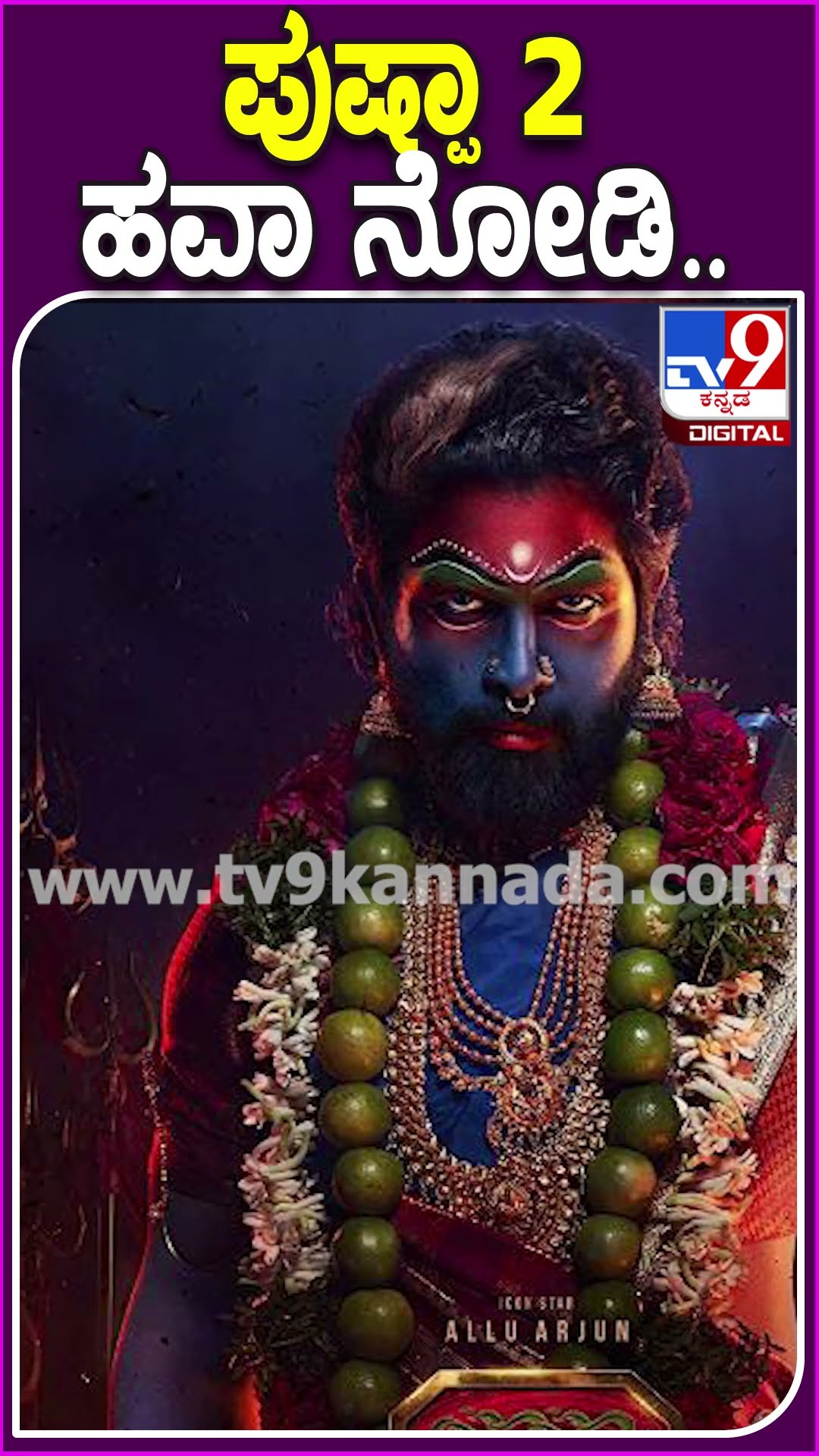 ಪುಷ್ಪಾ 2 ಹವಾ ನೋಡಿ.. #Pushpa2 #Tv9D