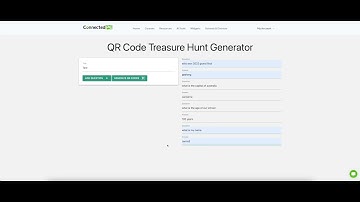 QR Code Treasure Hunt Generator