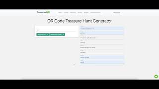 QR Code Treasure Hunt Generator