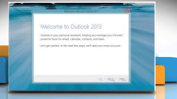 How to add Gmail® account to Microsoft® Outlook 2013 on a Windows® 8.1 PC