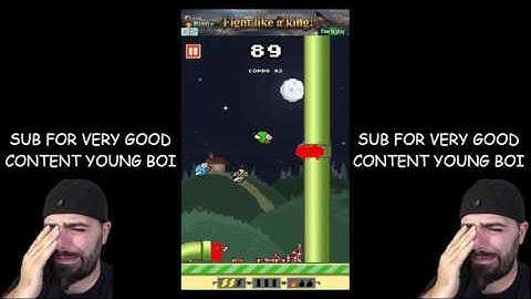 PLAYING FLAPPY CRUSH LIKE A NOOB!!!(Flappy Crush #1)