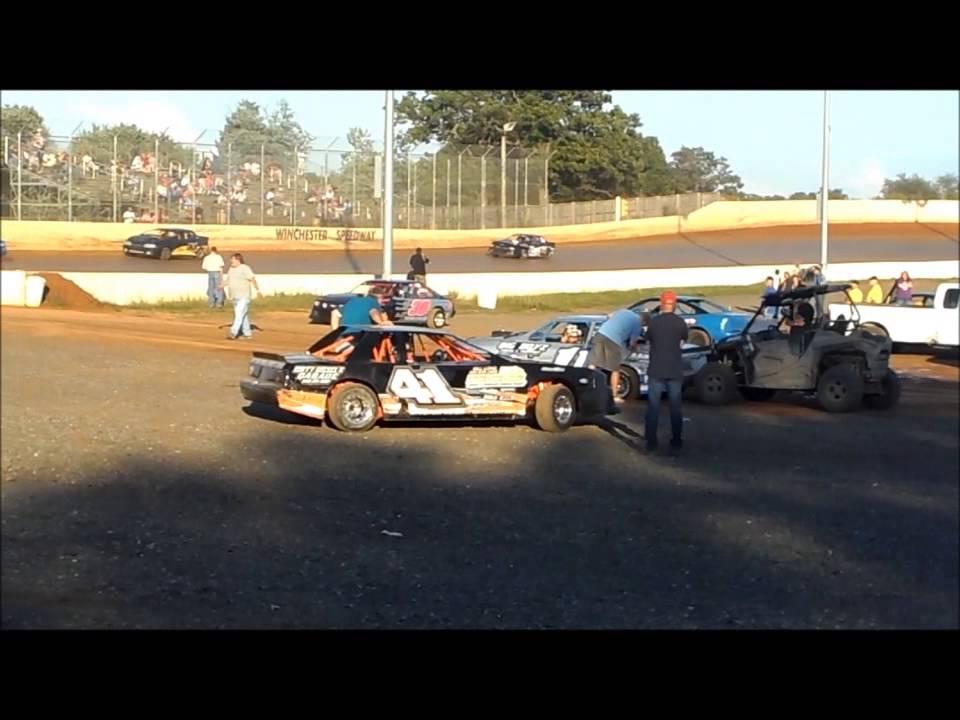 Alan Vaughan Heat Race 8-1-15 - YouTube