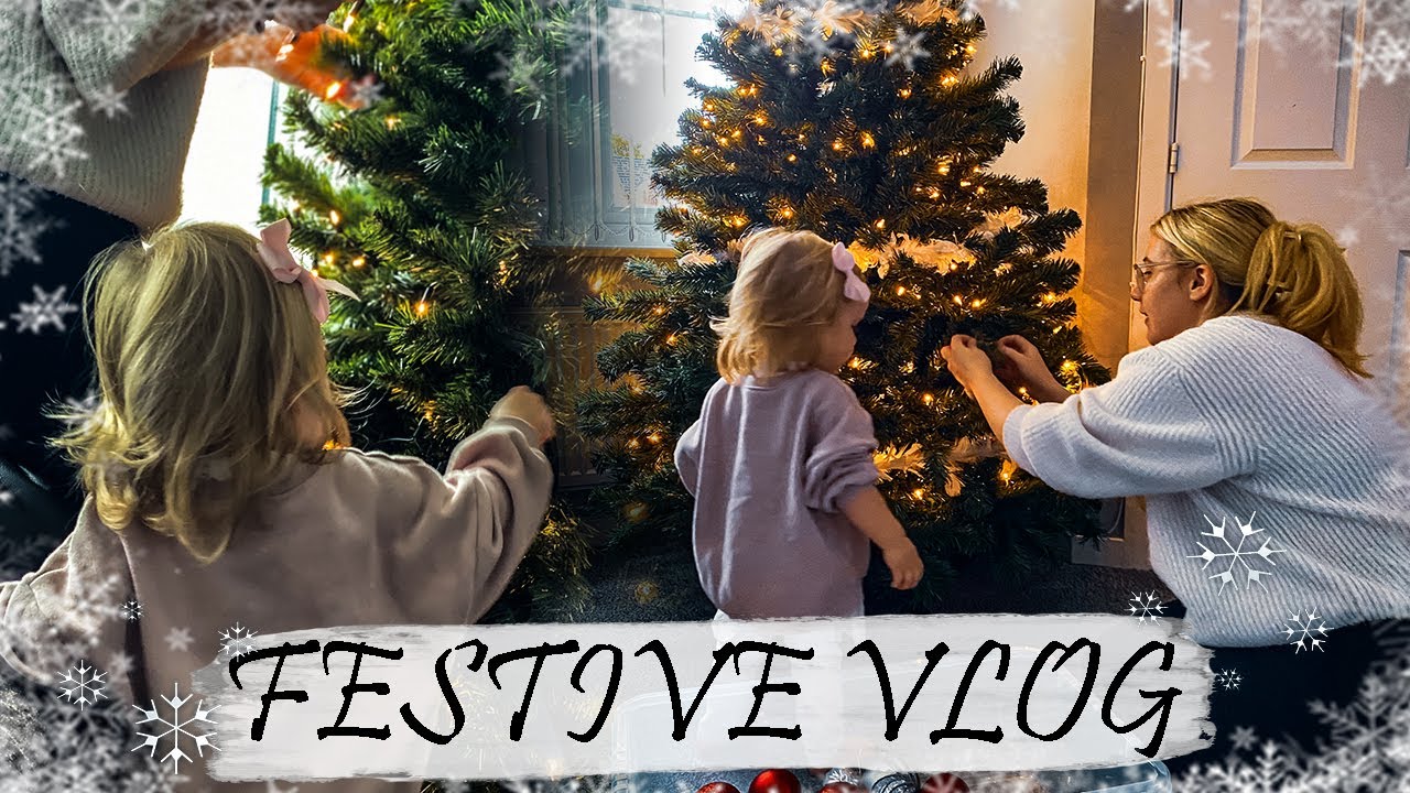 Festive Vlog Decorating For Christmas + How To Make A Bauble Arch MOO YouTube
