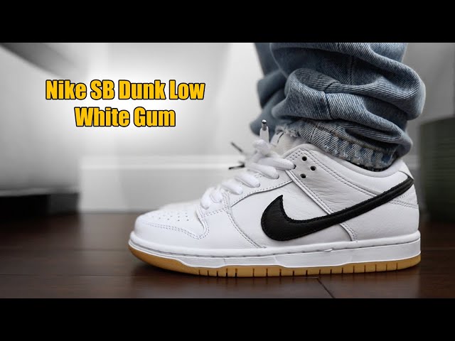 This Shoe Will Restock All Year || Nike SB Dunk Low White Gum ...