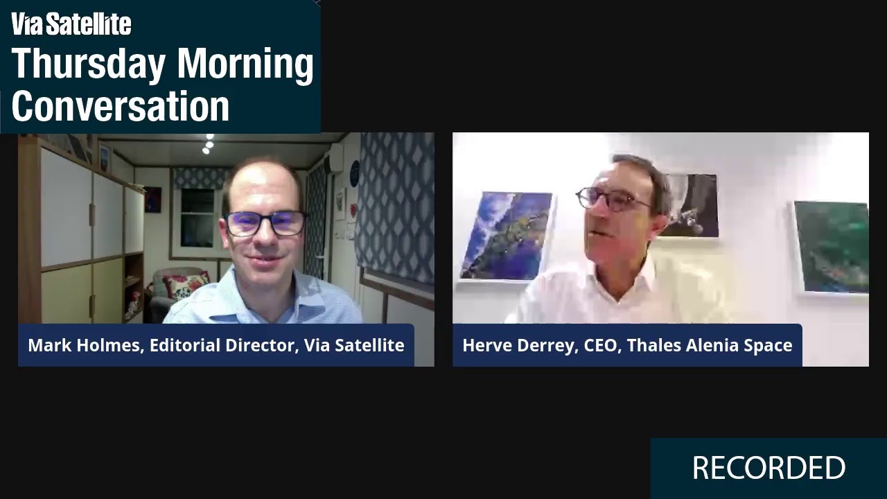 Conversation with Herve Derrey, CEO, Thales Alenia Space