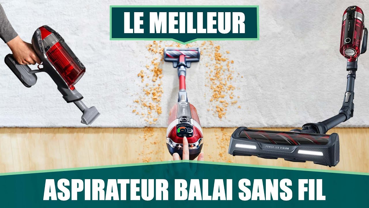 LE MEILLEUR ASPIRATEUR BALAI SANS FIL ROWENTA XFORCE FLEX 