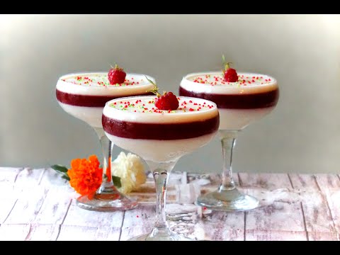 Blancmange(blanc-manger) ჟოლოს ბლომანჟე БЛАНМАНЖЕ