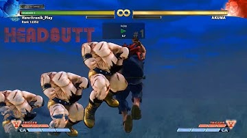 Zangief : Headbutt